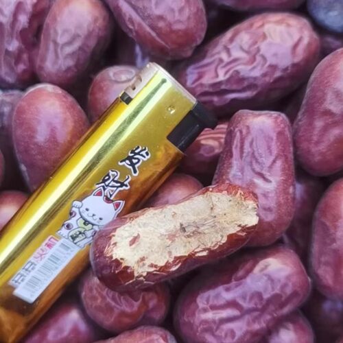 和田玉枣原生态三级玉枣红枣