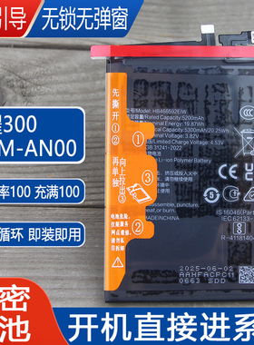 亿酷适用荣耀300解密手机电池华为AMM-AN00解码锂电板HB466592EIW