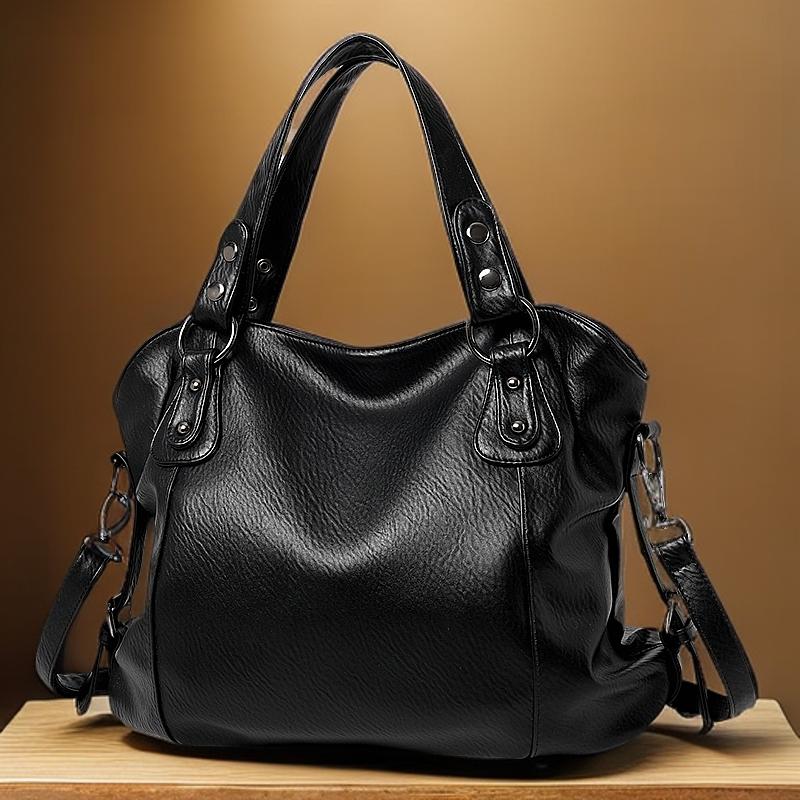 大容量真皮女包中年妈妈包斜挎包