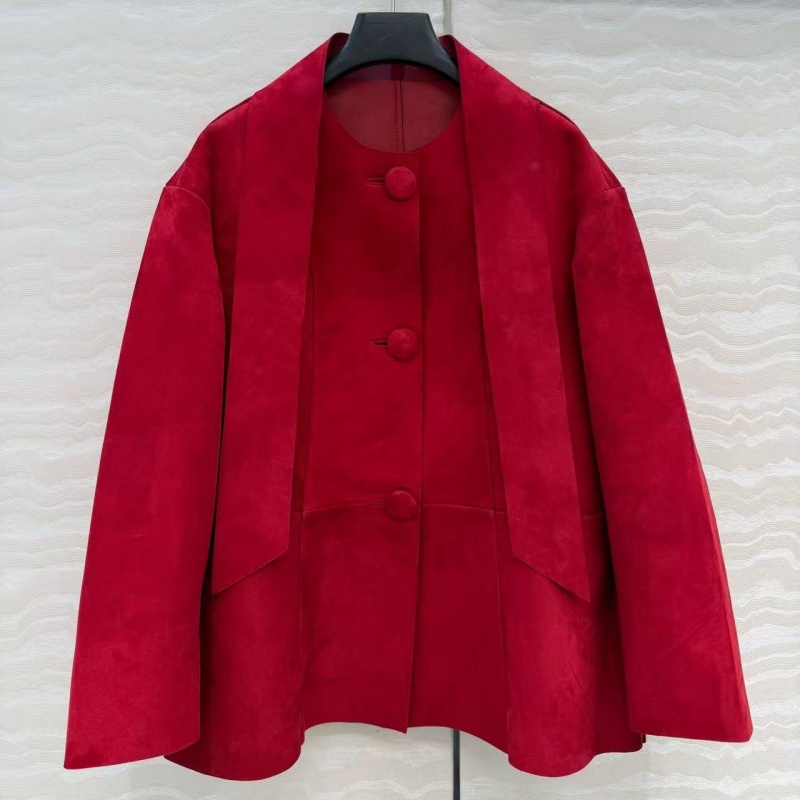 定制麂皮绒面羊皮皮衣