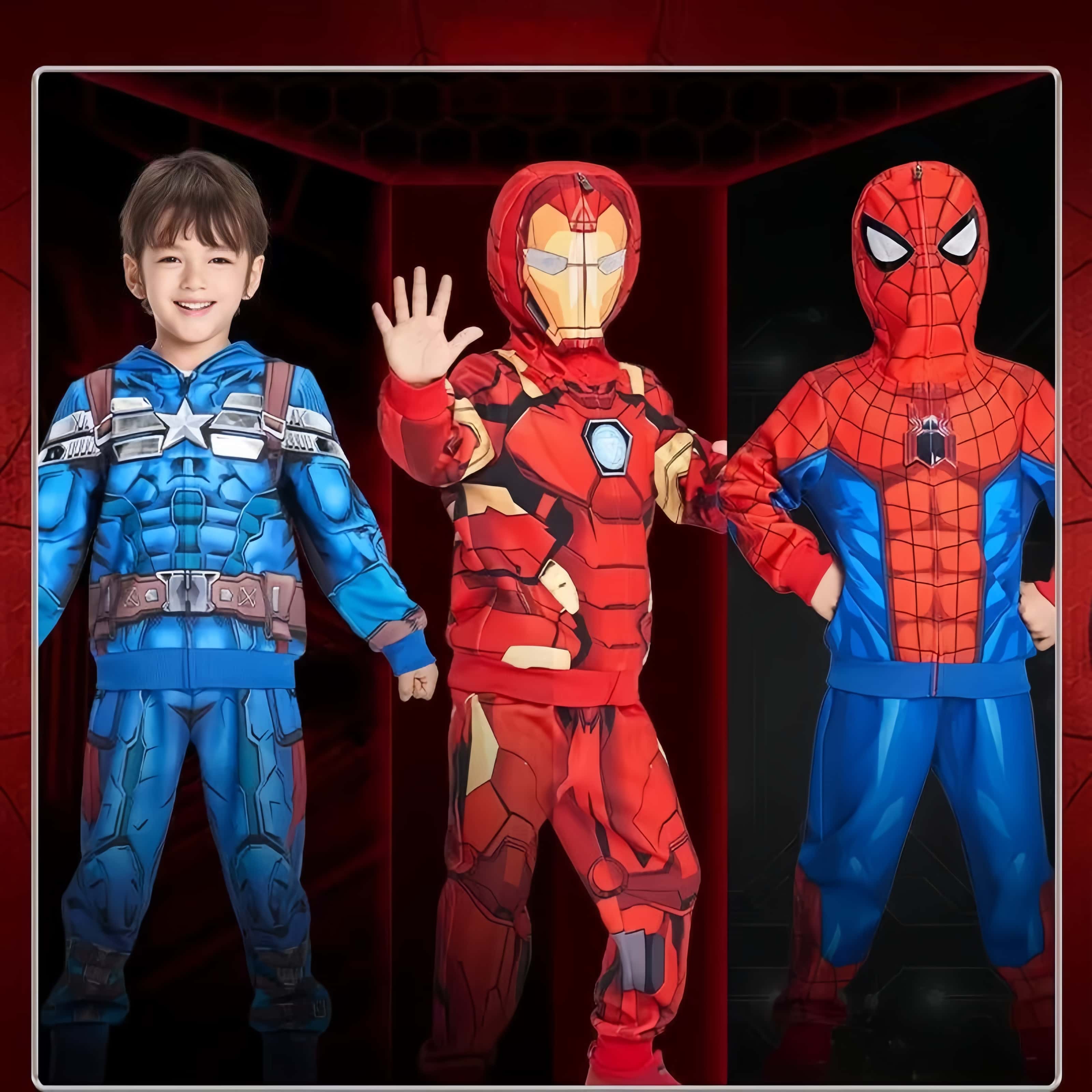 秋上新！110~150码 DSN家联名漫W儿童春秋季连帽薄款外套/裤子