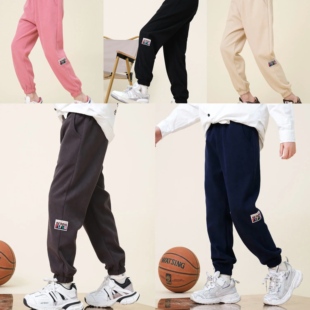 耐磨舒适休闲裤 110 春季 小猪儿童灯芯绒束脚裤 中大通 160码