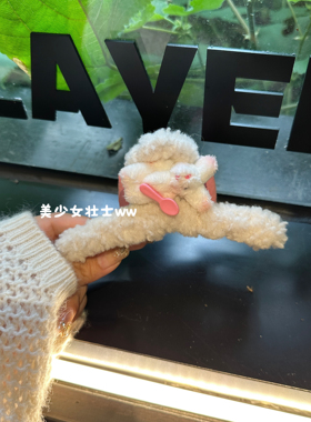 原创自带小勺子的小兔子AB面抓夹