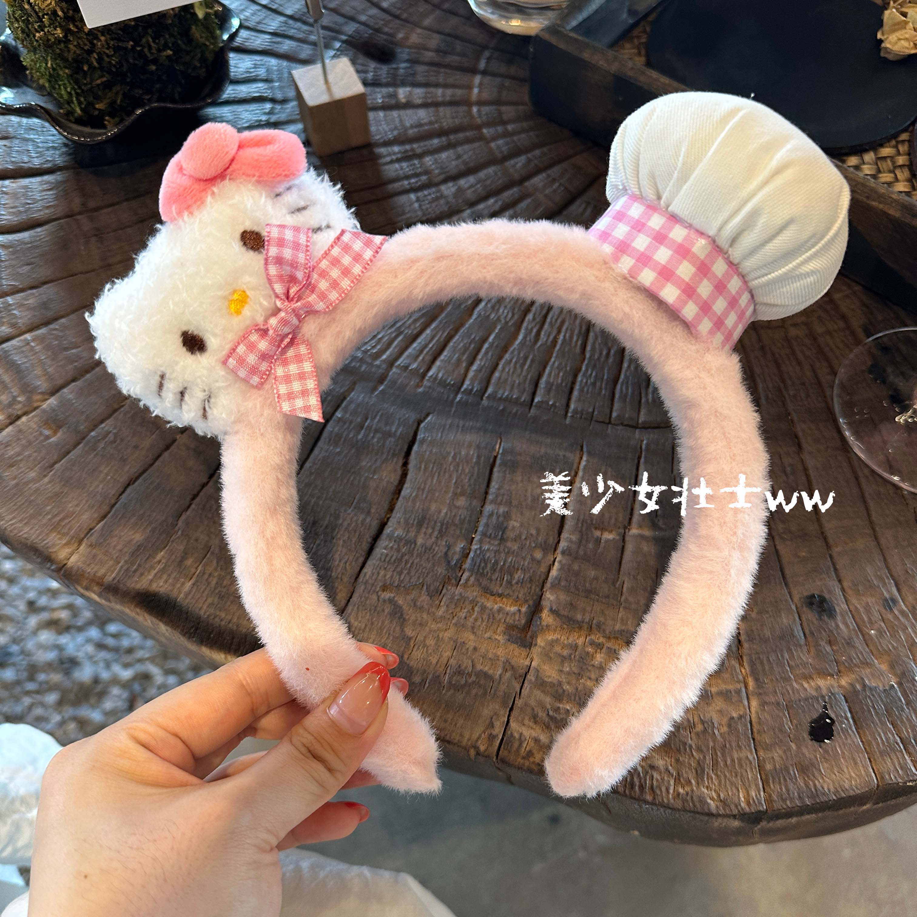 原创爱做饭的厨娘kitty毛绒发箍