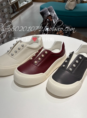 Le saunda莱尔斯丹2025春季女鞋阿甘鞋厚底休闲板鞋小白鞋6M46903