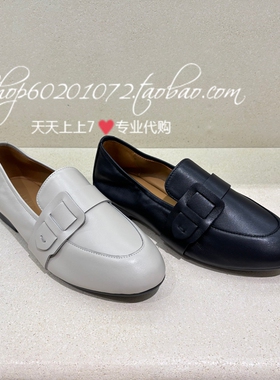 achette雅氏2026春季女鞋专柜正品复古乐福鞋平底圆头女单鞋 4TR1