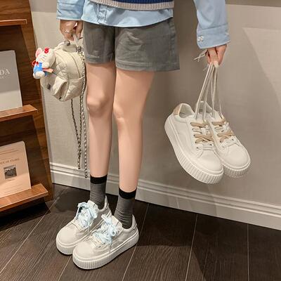 2025春季新款女鞋厚底休闲板鞋