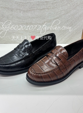 le saunda莱尔斯丹2026春季女鞋专柜正品粗跟乐福鞋女单鞋7M31701