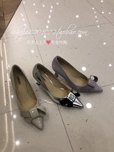 迪桑娜2024春季女鞋欧美浅口尖头蝴蝶结单鞋691152 691199 691161