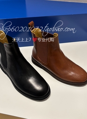 Dissona迪桑娜2025冬季女靴切尔西靴平跟圆头女短靴193560 193580