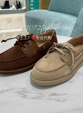 蹀愫2025年春季女鞋牛绒增高乐福鞋舒适软底懒人豆豆鞋TA65123-52