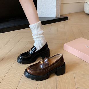 SIX MADDEN2026春季女鞋休闲英伦风乐福鞋一脚蹬小皮鞋单鞋SMD395