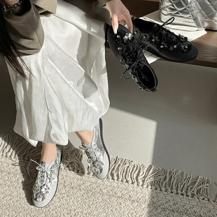 SIX MADDEN2025春款女鞋休闲百搭德训鞋花朵运动鞋女单鞋 SMD145