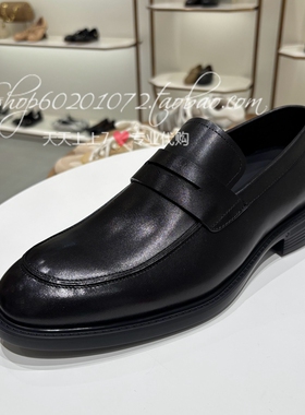 Le saunda/莱尔斯丹2025春季男鞋低帮套脚乐福鞋男皮鞋 6MM59808