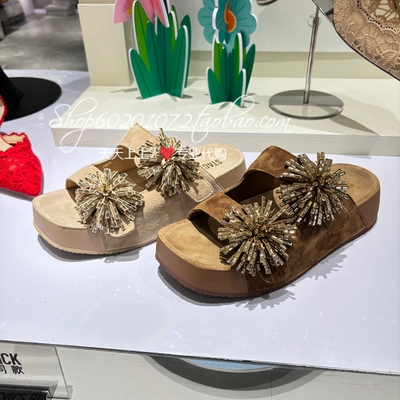 思加图2026夏季女鞋专柜正品拖鞋