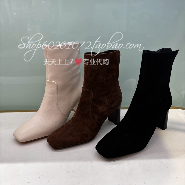 蹀愫2025冬季女靴瘦瘦靴时装靴