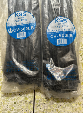 包邮正品台湾KSS尼龙扎带凯士士CV-500LB 耐低温进口扎带黑色