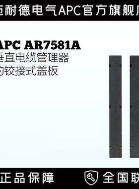 AR7581  用于750毫米宽的42U机柜的垂直电缆管理器的铰接式盖板