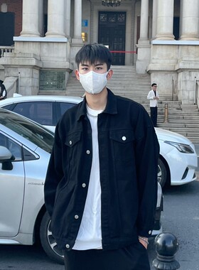 牛仔外套男秋季韩版潮牌ins日系