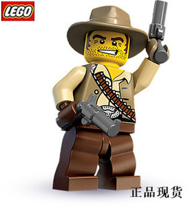 乐高LEGO 抽抽乐第一季 8683 绝版 #16 西部牛仔 原封