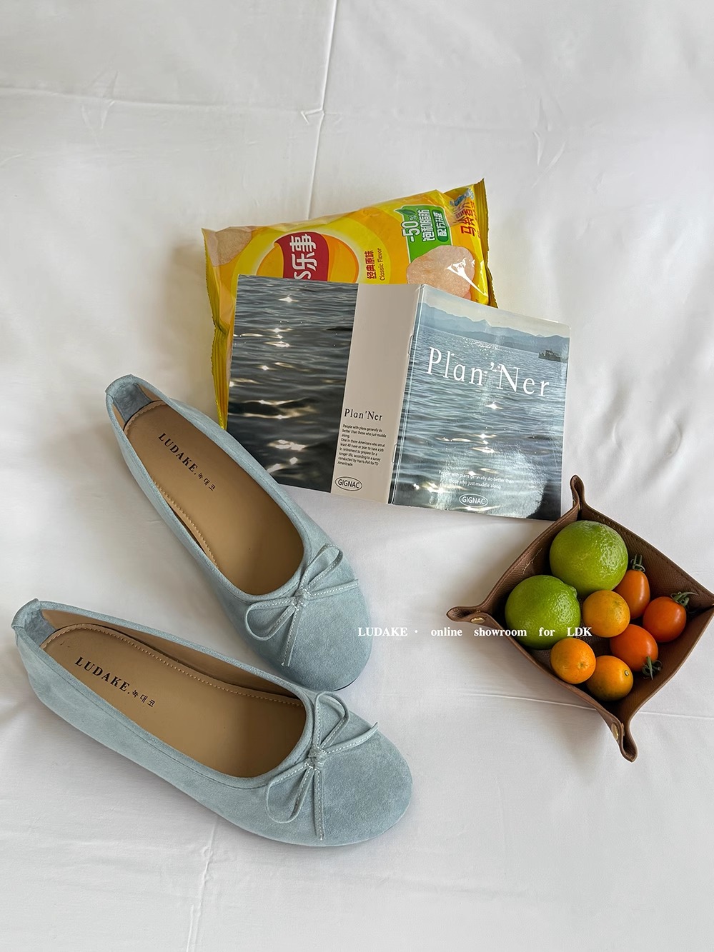 LUDAKE deer It's possible 2025 spring The new Korean Versatile Ballet shoes Shallow mouth Flat bottom bow Single shoes