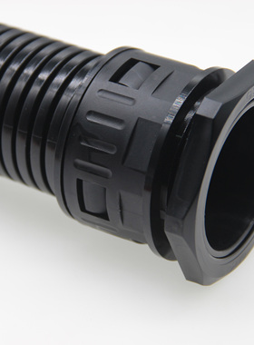 快插AD54.5M63*1.5波纹管固定接头PG48尼龙软管快速接头M50/M60X2