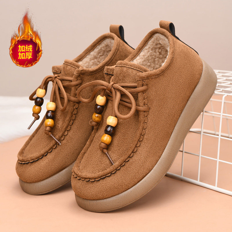 冬季老北京棉鞋女加绒保暖妈妈棉靴加厚防滑女士厚底雪地靴袋鼠鞋,女鞋,时尚雪地靴,淘宝优惠券,粉丝福利购,淘宝优惠卷
