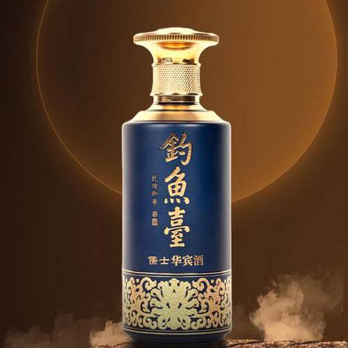 钓鱼台53度500ml*1瓶儒士华宾酒