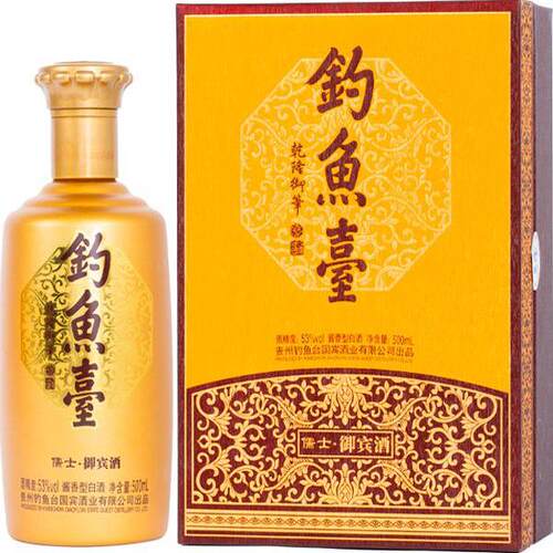 钓鱼台53度500ml*1瓶儒士御宾酒