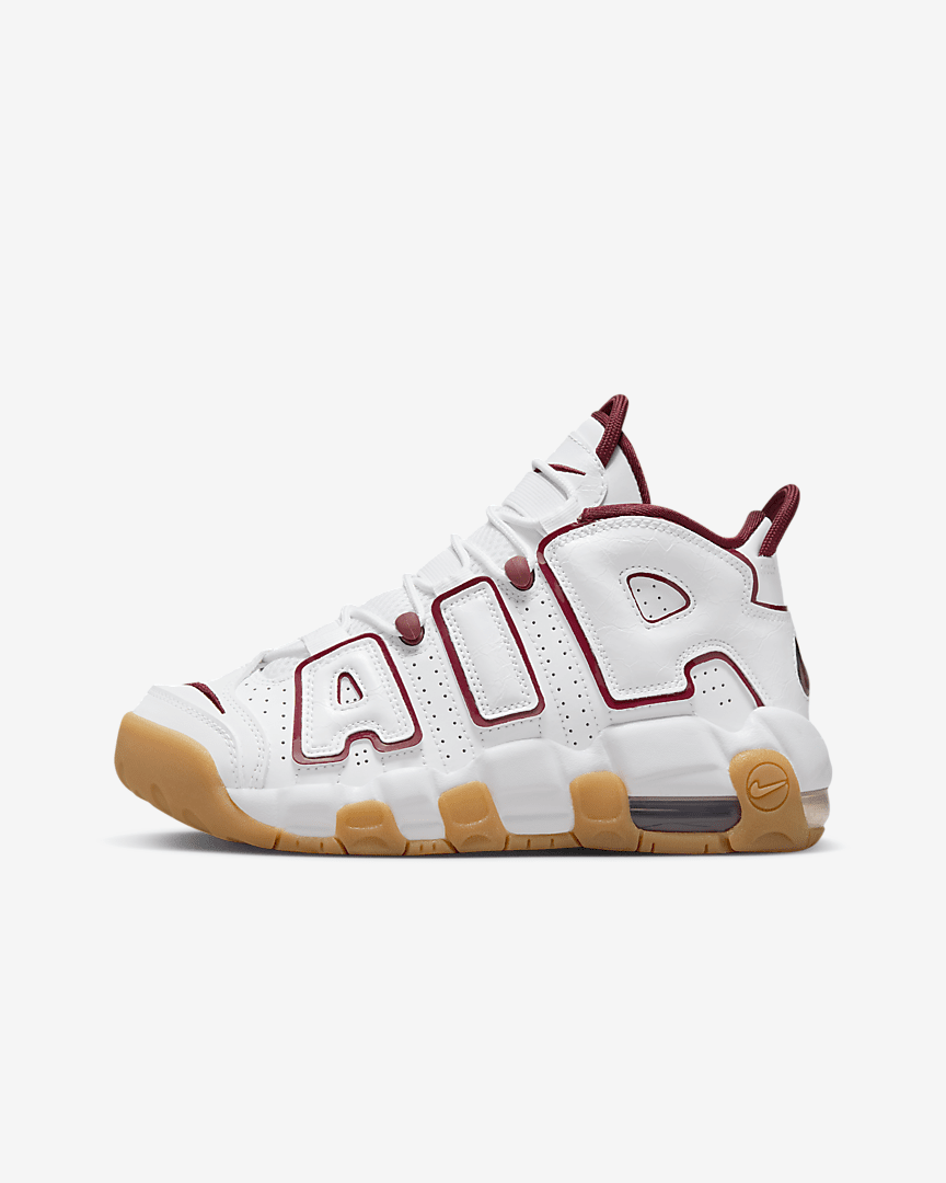 nike air more uptempo gs 白红皮蓬高帮复古篮球鞋 fj2846-100