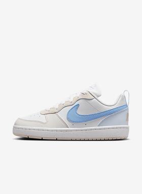 NIKE耐克GS COURT BOROUGH 耐磨百搭低帮运动板鞋IB4701-141