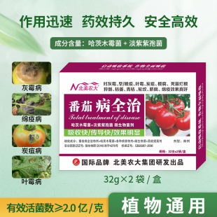 番茄病全治北美农大杀菌剂西红柿炭疽叶霉早疫晚疫病专用药枯萎病