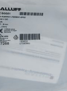 原装BALLUFF巴鲁夫传感器BCS R08RR01-PSM80C-EP02 BCS0051