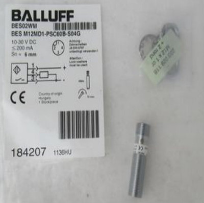 原装BALLUFF巴鲁夫传感器BES M12MD1-PSC60B-S04G BES02WM