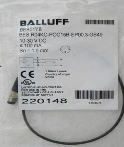 原装BALLUFF巴鲁夫传感器BES R04KC-POC15B-EP00,3-GS49接近开关