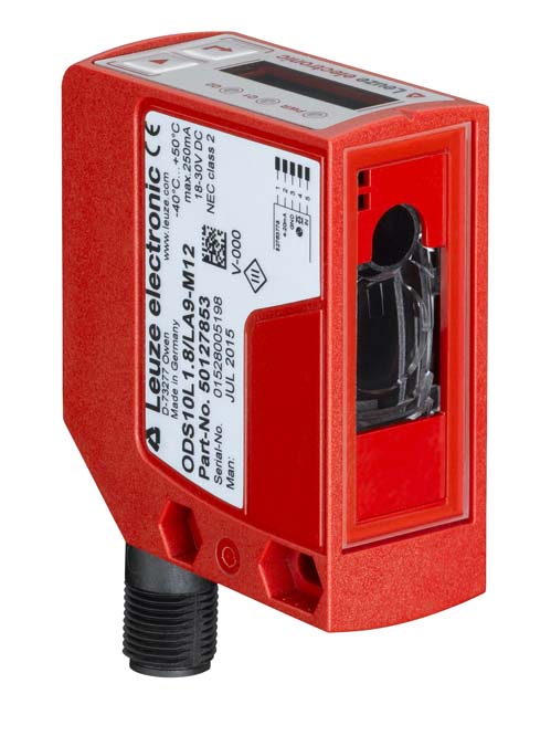 原装LEZUE劳易测ODS10L1-25M.8/LAK-M12 激光测距传感器50129530