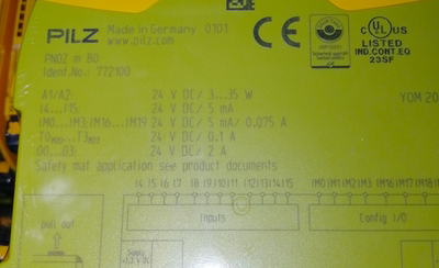 PNOZ mm0p 24VDC（772000） Pilz 皮尔磁  772100 772001 772002