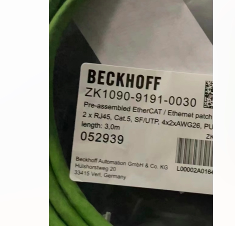 倍福BECKHOFF以太网连接线缆ZK1090-9191-0030连接线水晶头数据线