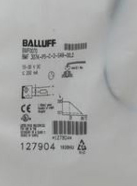 原装BALLUFF巴鲁夫传感器BMF 307K-PS-C-2-S49-00,2 BMF0070