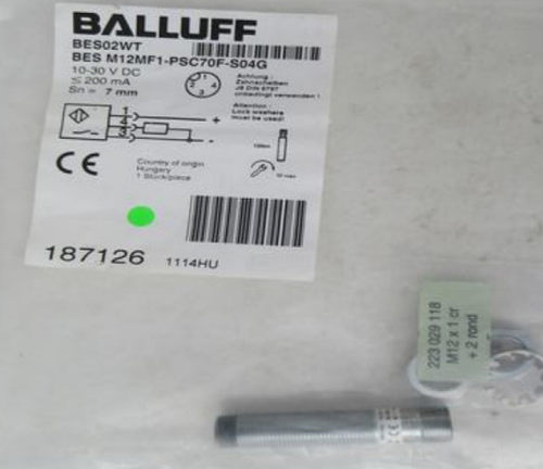 原装巴鲁夫近接开关 BES M12MF1-PSC70F-S04G BES02WT