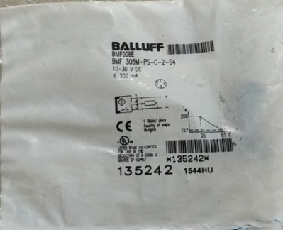 原装BALLUFF巴鲁夫传感器BMF 305M-PS-C-2-S4  BMF008E接近开关