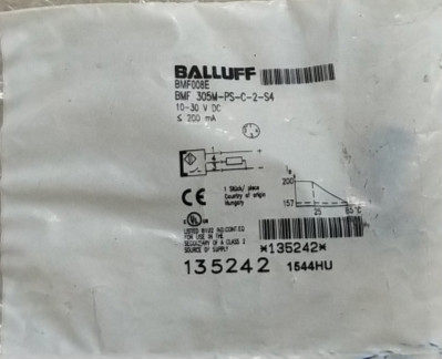 原装BALLUFF巴鲁夫传感器BMF 305M-PS-C-2-S4  BMF008E接近开关