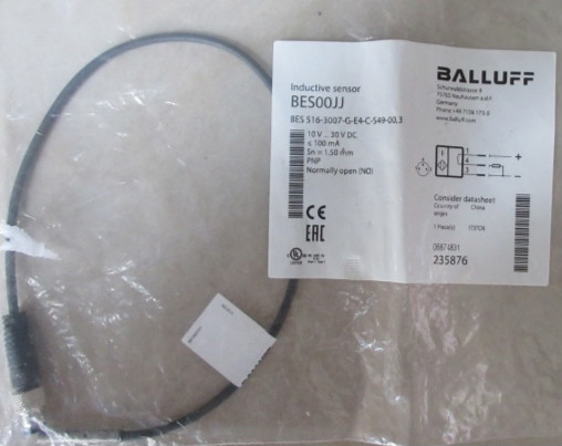 原装BALLUFF巴鲁夫传感器BES 516-3007-G-E4-C-S49-00,3 BES00JJ