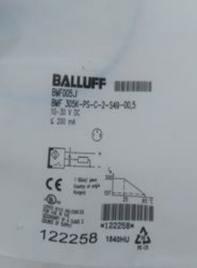 原装BALLUFF巴鲁夫传感器BMF 305K-PS-C-2-S49-00,5 BMF005J