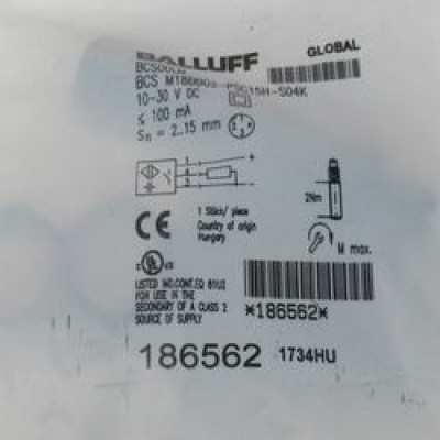 原装BALLUFF巴鲁夫传感器BCS M18BBG2-PSC15H-S04KBCS00LM