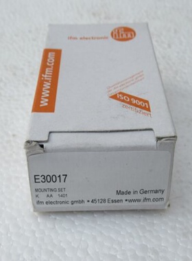 原装正品全新德国易福门IFM安装件 E30017 现货