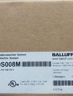 原装BALLUFF巴鲁夫传感器BOS008M BOS 26K-PA-1QE-S4-C接近开关