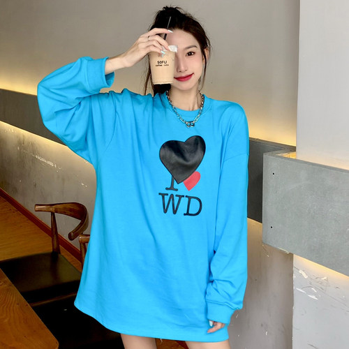 we11done皮质新款潮牌长袖t恤