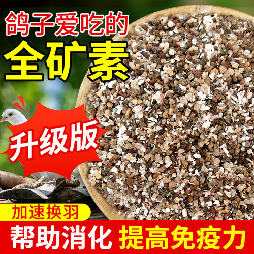 鸽子全矿素补充微量元素提高羽质