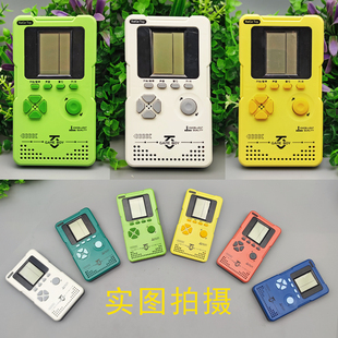 俄罗斯方块游戏机怀旧款 掌上迷你小型儿童游戏机开发智力玩具 老式